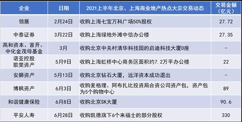 商业地产半年发展图景与转型力量 园区资产投资与管理